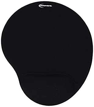 【中古】【輸入品・未使用】Mouse Pad w/Gel Wrist Pad Nonskid Base 10-3/8 x 8-7/8 Black (並行輸入品)