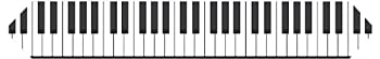 【中古】【輸入品・未使用】Beistle ピアノキーボードテーブルランナー