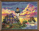 【中古】【輸入品・未使用】Lighthouse Sunset(クロスステッチキット)