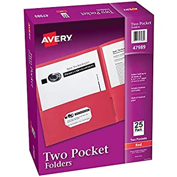 yÁzyAiEgpzTwo-Pocket Embossed Paper Portfolio 30-Sheet Capacity Red 25/Box