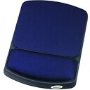 【中古】【輸入品・未使用】Gel Mouse Pad w/Wrist Rest 6-1/4 x 10-1/8 Sapphire/Black Jewel Tones (並行輸入品)