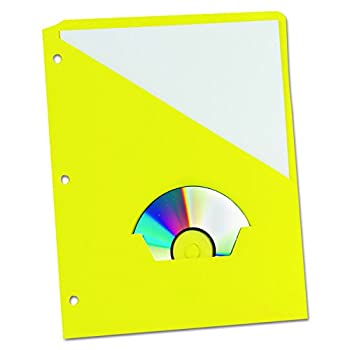 šۡ͢ʡ̤ѡEssentials Slash Pocket Project Folders Jacket Letter Yellow 25/Pack (¹͢)
