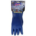 【中古】【輸入品・未使用】Lehigh Spontex18005Bluettes Knit Rubber Gloves-MEDIUM RUBBER GLOVES (並行輸入品)