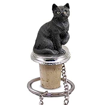 yÁzyAiEgpzShort Hair Black Cat Wine Bottle Stopper - CTB49