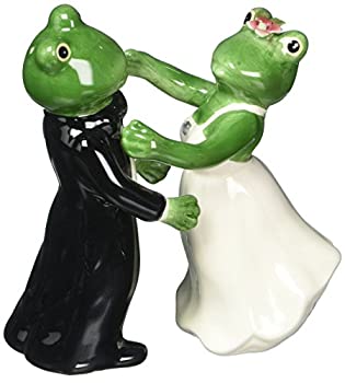 yÁzyAiEgpzAppletree Design Frog Wedding Couple Salt and Pepper Set Man 4-1/8-Inch Woman 3-3/4-Inch by Appletree Design