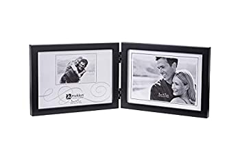 【中古】【輸入品・未使用】Malden International Designs Black Concept Wood Picture Frame Double Horizontal 2-5x7 Black by Malden International Designs