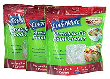 【中古】【輸入品・未使用】Covermate Stretch-to-fit Food Covers by Covermate [並行輸入品]