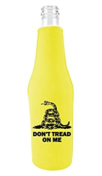 yÁzyAiEgpzDon't Tread On Me Gadsden Flag Snake Beer Bottle Coolie by Coolie Junction