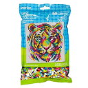 【中古】【輸入品・未使用】Perler レインボータイガーパターンとヒューズビーズキット x 11インチ 3503ピース