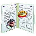 【中古】【輸入品・未使用】Three Inch Expansion Fastener Folder 1/3 Top Tab Letter Gray Green ...