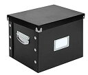 楽天アトリエ絵利奈【中古】【輸入品・未使用】Snap N Store Storage Box Letter 13 3/8 x 9 3/4 x 10 3/4 Black （並行輸入品）