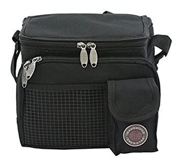 yÁzyAiEgpzTransworld Durable Deluxe Insulated Lunch Cooler Bag (Many Colors and Size Available) (9 x 7 x 8 Black) by Transworld