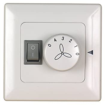 【中古】【輸入品・未使用】Fanimation C2-220 Wall Control Fan and Light 3-Speed/Non-Reversible220-volt White by Fanimation