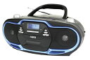 【中古】【輸入品 未使用】NAXA Electronics Portable MP3/CD Player AM/FM Stereo Radio and USB Input (Black/Blue) by Naxa Electronics