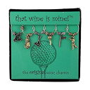 【中古】【輸入品・未使用】Wine Things WT-1407 Fore Hand Cast Pewter Wine Charms by Wine Thing...