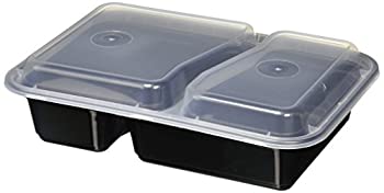 【中古】【輸入品 未使用】Reditainerテつョ - 2 Compartment Microwave Safe Food Container with Lid/Divided Plate/Lunch Tray with Cover by Reditainer 並行輸入品