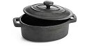【中古】【輸入品・未使用】TableCraft CW30112 Cast Iron Mini Oval Casserole with Lid Cookware ...