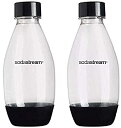 【中古】【輸入品・未使用未開封】SodaStream Source Carbonating Bottles (Twin Pack).5 L Black by SodaStream