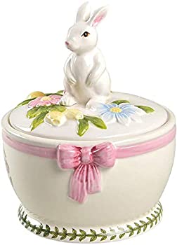 【中古】【輸入品・未使用】Portmeirion 609624 Bunny Round Cookie Box by Portmeirion