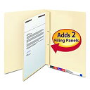 【中古】【輸入品 未使用】Manila Self-Adhesive End/Top Tab Folder Dividers Two Fasteners Letter 100/Box (並行輸入品)