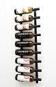 【中古】【輸入品・未使用】VintageView 9 Bottle Wall Mounted Metal Hanging Wine Rack by Vintag...