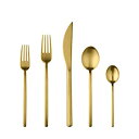 【中古】【輸入品・未使用】Mepra Due Ice Oro 5 Piece Place Setting