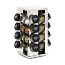 【中古】【輸入品 未使用】Kamenstein Heritage 16-Jar Revolving Countertop Spice Rack with Free Spice Refills for 5 Years by Kamenstein