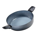 【中古】【輸入品・未使用】Azul Gres 2390228 11.5インチ 4クォート セラミック ソテ キャセロールパン グラディエントグレーとブルー
