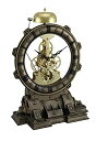 【中古】【輸入品・未使用】Metal & Resin Table Clocks Time's Gate Metallized Steampunk Generat...
