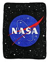 【中古】【輸入品・未使用】NASA スペースロゴ フリーススローブランケット