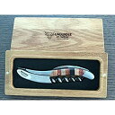 【中古】【輸入品・未使用】Laguiole en Aubrac Sommelier Waiter's コルクスクリュー ワインオープナー ウッドストックハンドル