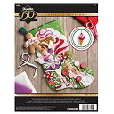 【中古】【輸入品・未使用】Bucilla 46cm Christmas Stocking Felt Applique Kit 86714 Sugarland Fairy