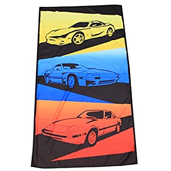 【中古】【輸入品・未使用】RX-7 Generations ビーチタオル イエロー ブルー レッド