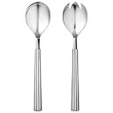 【中古】【輸入品・未使用】Georg Jensen Bernadotte サラダセット ステンレススチール Sigvard Bernadotte