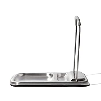 šۡ͢ʡ̤ѡOXO Spoon Rest with Lid Holder 3x4x1in Stainless Steel