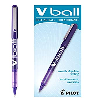 【中古】【輸入品・未使用】VBall Roller Ball Stick Liquid Pen Purple Ink Extra Fine Dozen (並行輸入品)