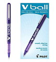 【中古】【輸入品・未使用】VBall Roller Ball Stick Liquid Pen Purple Ink Extra Fine Dozen (並行輸入品)