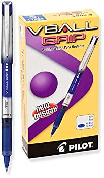 yÁzyAiEgpzVBall Grip Roller Ball Stick Pen; Liquid Ink; Blue Ink; Fine Dozen (sAi)