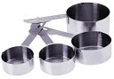 【中古】【輸入品・未使用】Progressive International Heavy Duty 4 Piece Stainless Steel Measur...