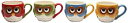 【中古】【輸入品・未使用】Cosmos Gifts フクロウマグ 2-3/4インチ 4個セット