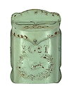【中古】【輸入品・未使用】Creative Aqua Embossed Tin Letter Box by Creative Co-op(3)