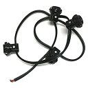 【中古】【輸入品 未使用】Westinghouse 22382 - Candelabra Base Black 4 Light Harness Set Socket (4 LITE HARNESS SET CAND BLA)