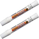 【中古】【輸入品 未使用】Sharpie : Mean Streak Marking Stick Broad Tip White -:- Sold as 2 Packs of - 1 - / - Total of 2 Each