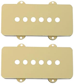 【中古】【輸入品・未使用】Fender パーツ Pickup Covers JazzmasterR Aged White (2)