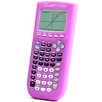 【中古】【輸入品・未使用】Guerrilla シリコンケース Texas Instruments TI-84 Plus グラフ電卓用 パープル