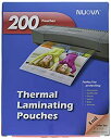 yÁzyAiEgpzNuova 200-Pack 5 Mil Thermal Laminating Pouches 23cm x 29cm Letter Size