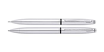 【中古】【輸入品・未使用】CROSS Avitar 光沢クロム ボールペン 鉛筆セット 0.7mm AT010G-1