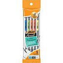 【中古】【輸入品 未使用】BIC Xtra-Precision Mechanical Pencil Clear Barrel Fine Point (0.5mm) 5-Count