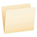 【中古】【輸入品・未使用】File Folders Straight Cut Top Tab Letter Manila 100/Box (並行輸入品)