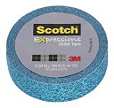 【中古】【輸入品・未使用】Scotch Expressions グリッターテープ 59インチ x 196インチ ティールブルーグリッター 6ロール (C514-...